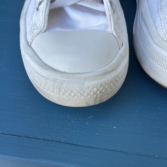 Converse White and Lavender High-Tops - Picture 3 of 13